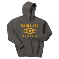 Retro Scifi Vault Tec Industries Logo Kids Hoodie