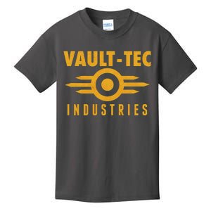 Retro Scifi Vault Tec Industries Logo Kids T-Shirt