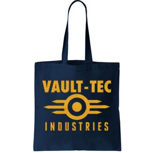 Retro Scifi Vault Tec Industries Logo Tote Bag