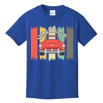 Retro Style Vintage Classic Car Design Cute Gift Kids T-Shirt