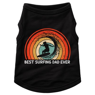Retro Style Vintage Best Surfing Dad Ever Fathers Day Meaningful Gift Doggie Tank