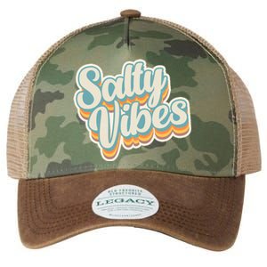 Retro Salty Vibes Beach Lover Legacy Tie Dye Trucker Hat