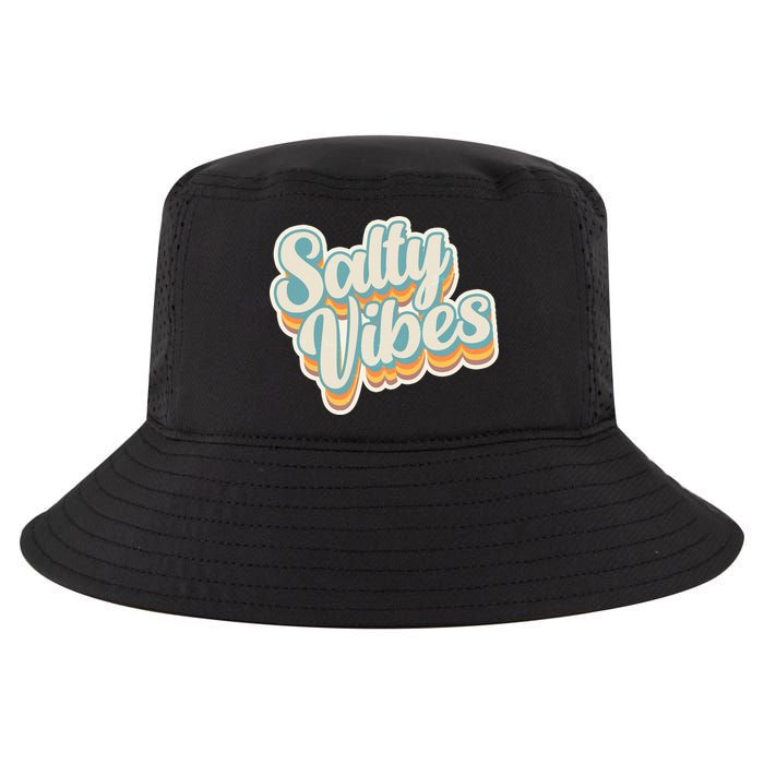 Retro Salty Vibes Beach Lover Cool Comfort Performance Bucket Hat