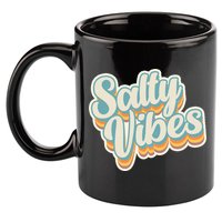 Retro Salty Vibes Beach Lover 11oz C Handle Ceramic Mug