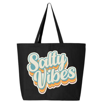 Retro Salty Vibes Beach Lover 25L Jumbo Tote