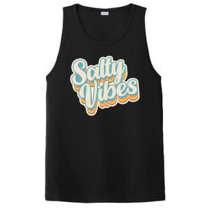 Retro Salty Vibes Beach Lover PosiCharge Competitor Tank