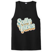 Retro Salty Vibes Beach Lover PosiCharge Competitor Tank