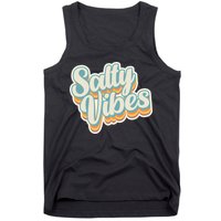 Retro Salty Vibes Beach Lover Tank Top