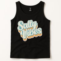 Retro Salty Vibes Beach Lover Tank Top