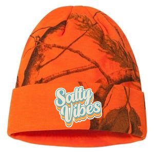 Retro Salty Vibes Beach Lover Kati Licensed 12" Camo Beanie