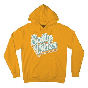 Retro Salty Vibes Beach Lover Hoodie