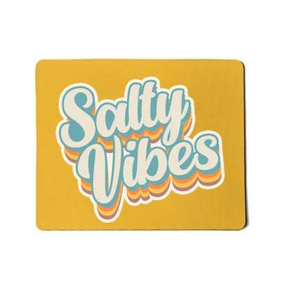 Retro Salty Vibes Beach Lover Mousepad