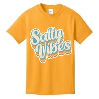 Retro Salty Vibes Beach Lover Kids T-Shirt
