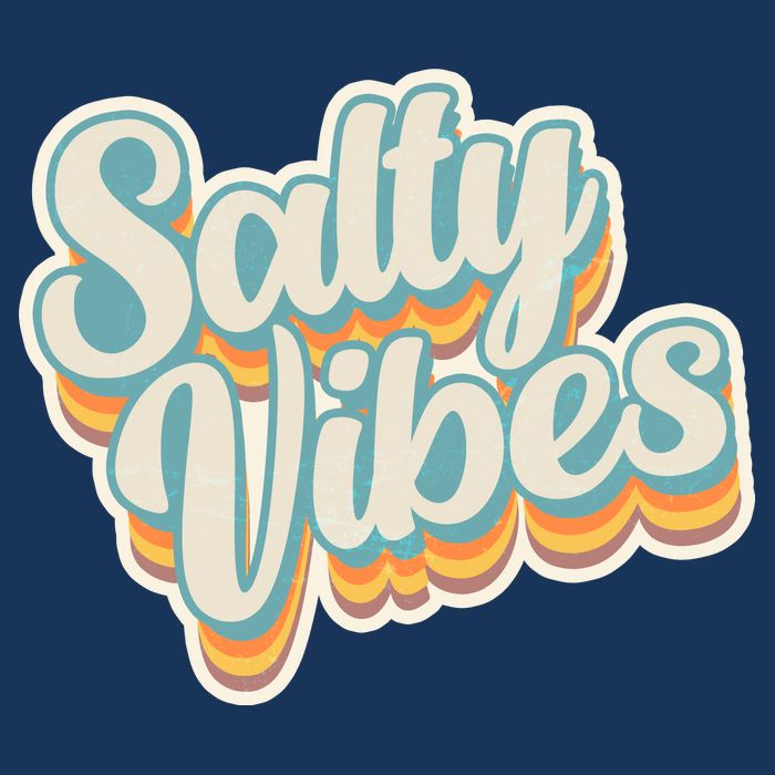 Retro Salty Vibes Beach Lover Infant Baby Jersey Bodysuit