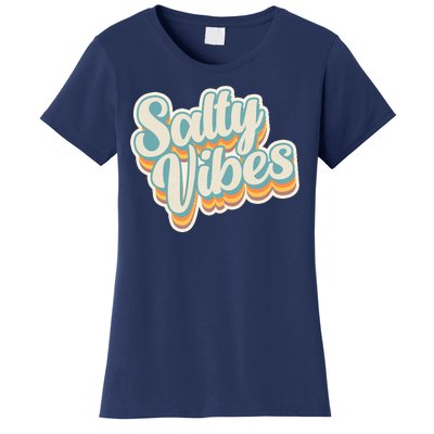 Retro Salty Vibes Beach Lover Women's T-Shirt