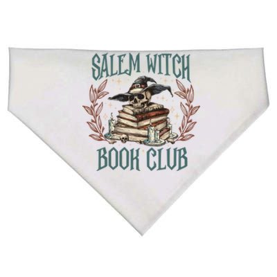 Retro Salem Witch Book Club Halloween Witch USA-Made Doggie Bandana