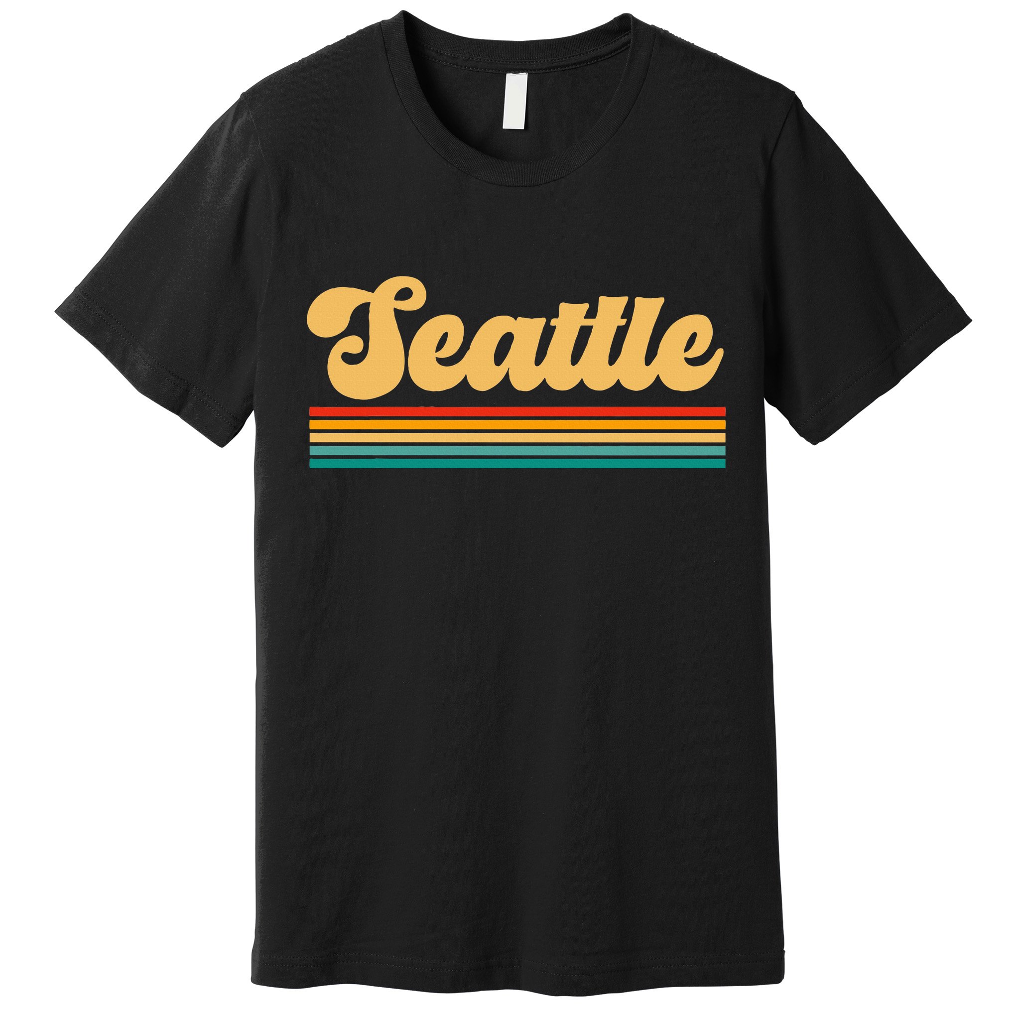 Retro Seattle Washington Premium T-Shirt