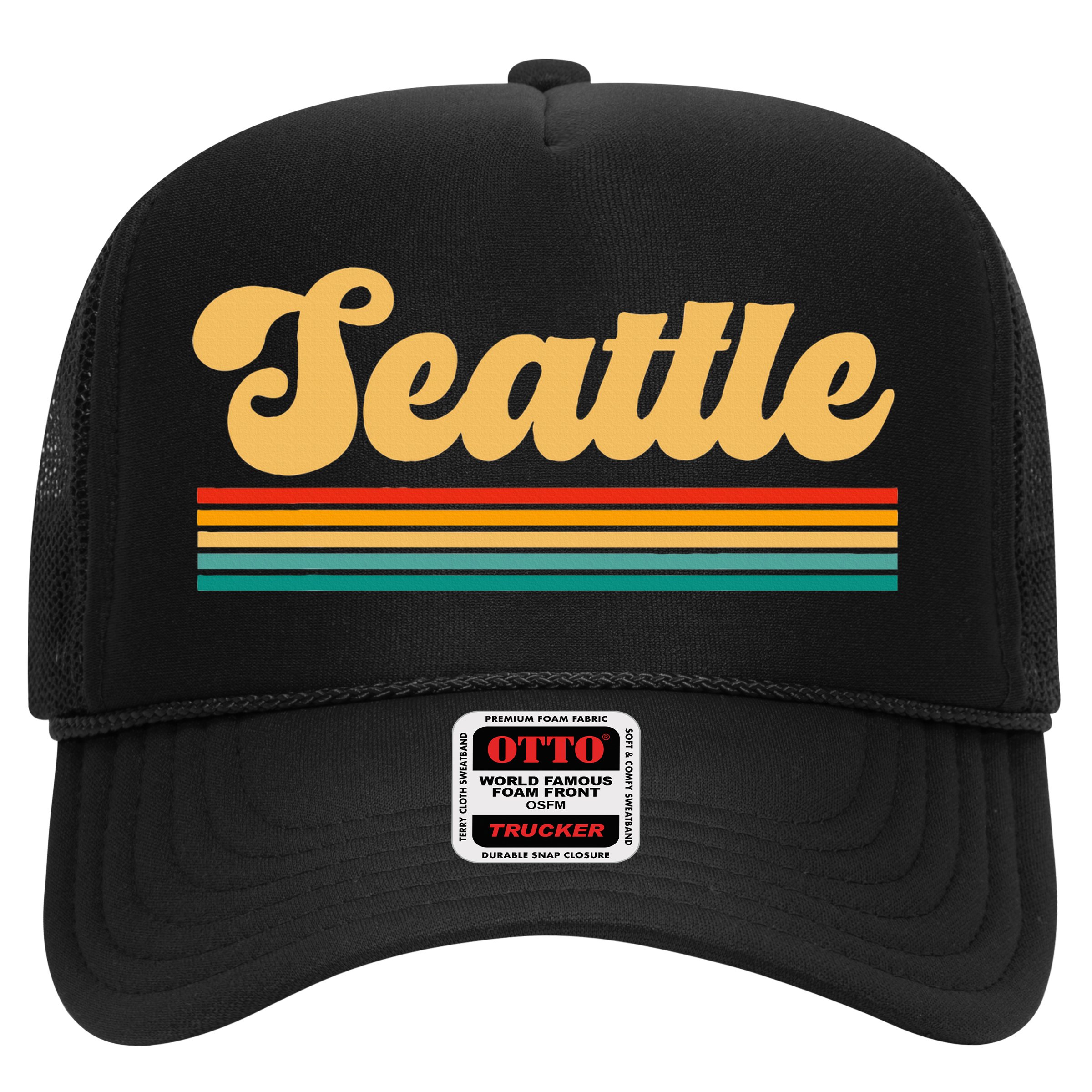 Retro Seattle Washington Hat