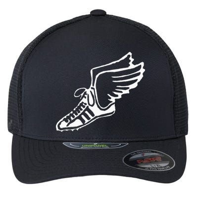 Running Shoe With Wings Track And Field Sneaker Flexfit Unipanel Trucker Cap