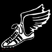 Running Shoe With Wings Track And Field Sneaker Flexfit Unipanel Trucker Cap