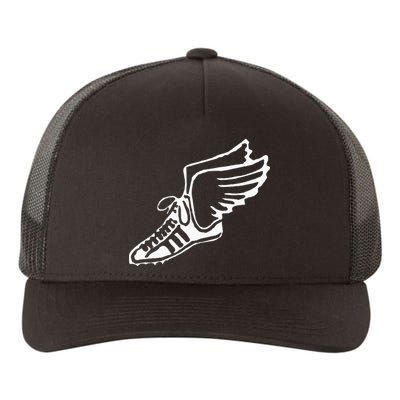 Running Shoe With Wings Track And Field Sneaker Yupoong Adult 5-Panel Trucker Hat