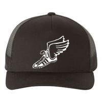 Running Shoe With Wings Track And Field Sneaker Yupoong Adult 5-Panel Trucker Hat
