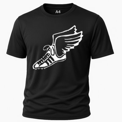 Running Shoe With Wings Track And Field Sneaker Performance Shirt