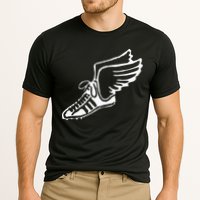 Running Shoe With Wings Track And Field Sneaker Performance Shirt