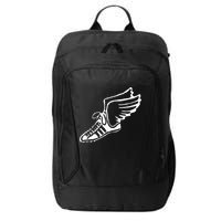 Running Shoe With Wings Track And Field Sneaker City Backpack
