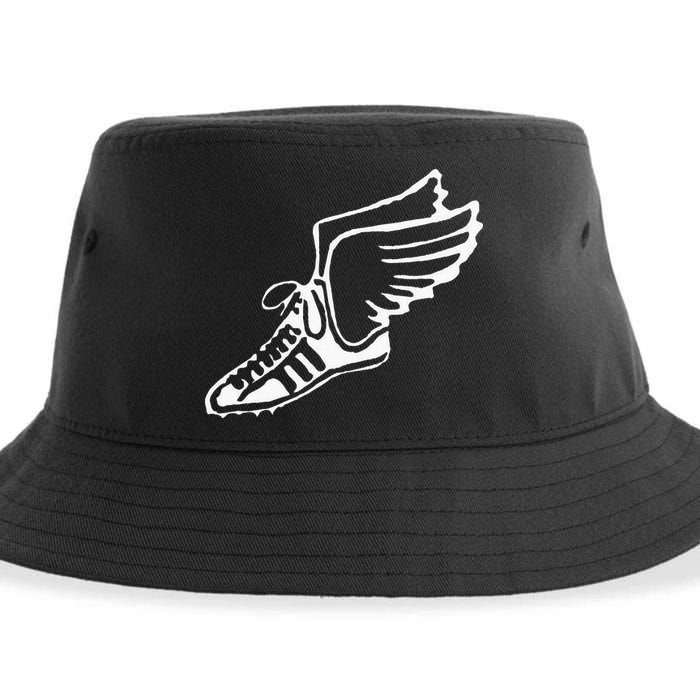 Running Shoe With Wings Track And Field Sneaker Sustainable Bucket Hat