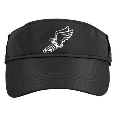 Running Shoe With Wings Track And Field Sneaker Adult Drive Performance Visor