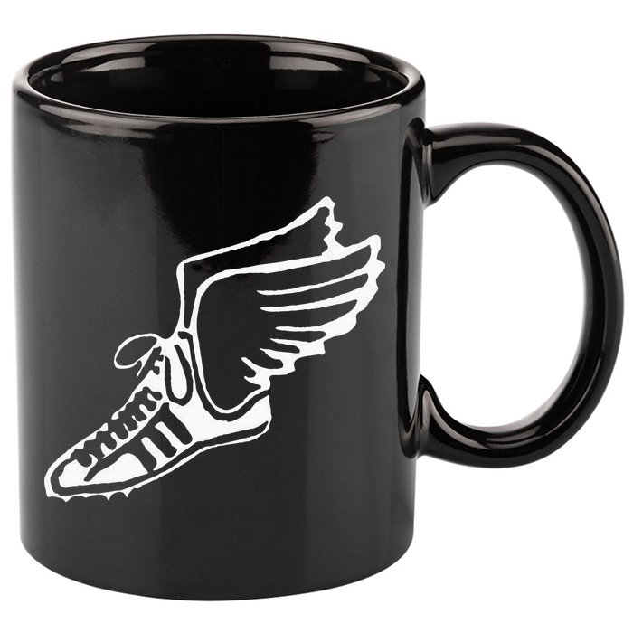 Running Shoe With Wings Track And Field Sneaker 11oz C Handle Ceramic Mug