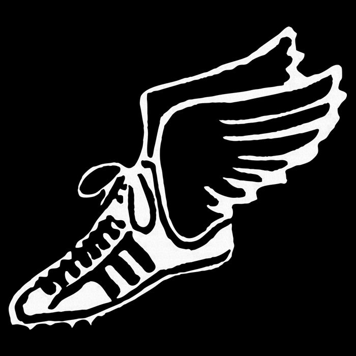 Running Shoe With Wings Track And Field Sneaker Drawstring Bag