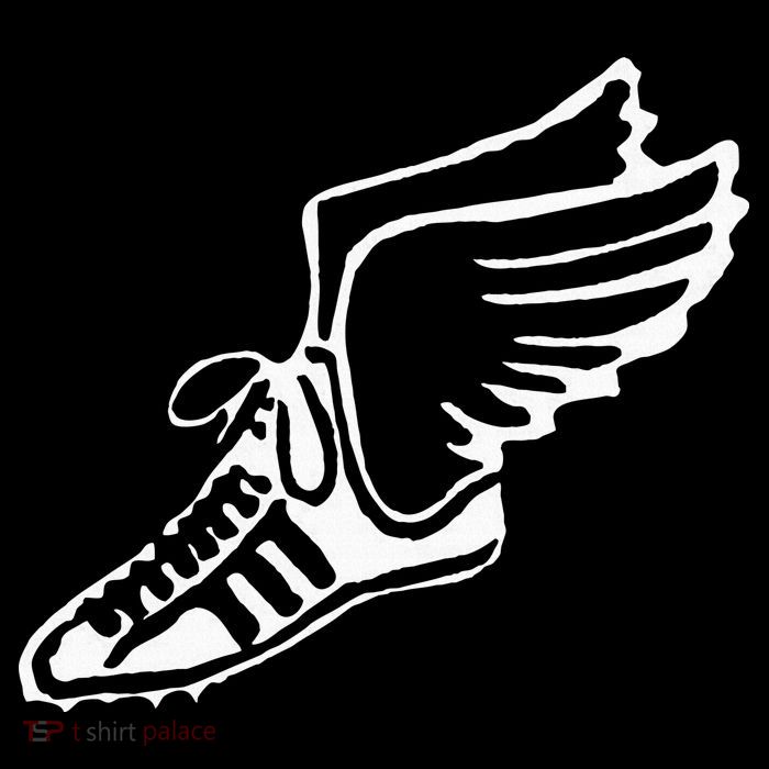 Running Shoe With Wings Track And Field Sneaker Cooling Performance Long Sleeve Crew