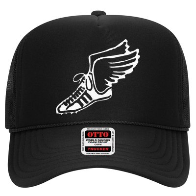Running Shoe With Wings Track And Field Sneaker Trucker Hat