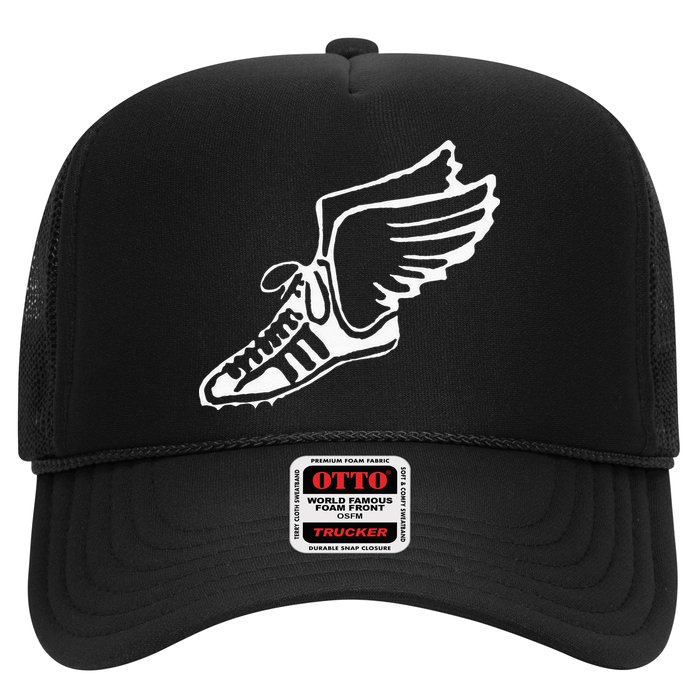 Running Shoe With Wings Track And Field Sneaker Trucker Hat