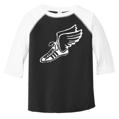 Running Shoe With Wings Track And Field Sneaker Toddler Fine Jersey T-Shirt