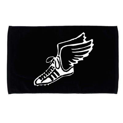 Running Shoe With Wings Track And Field Sneaker Microfiber Hand Towel
