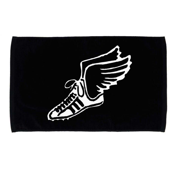 Running Shoe With Wings Track And Field Sneaker Microfiber Hand Towel