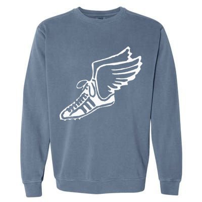 Running Shoe With Wings Track And Field Sneaker Garment-Dyed Sweatshirt