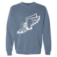 Running Shoe With Wings Track And Field Sneaker Garment-Dyed Sweatshirt