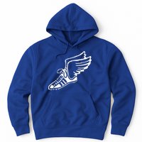 Running Shoe With Wings Track And Field Sneaker Hoodie