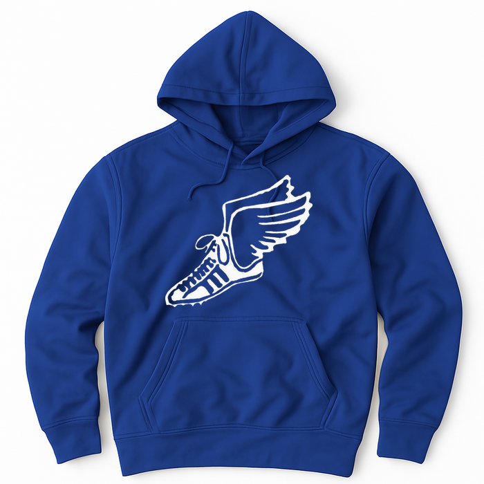 Running Shoe With Wings Track And Field Sneaker Hoodie
