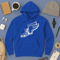 Running Shoe With Wings Track And Field Sneaker Hoodie