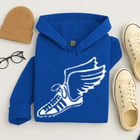 Running Shoe With Wings Track And Field Sneaker Hoodie