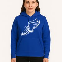 Running Shoe With Wings Track And Field Sneaker Hoodie