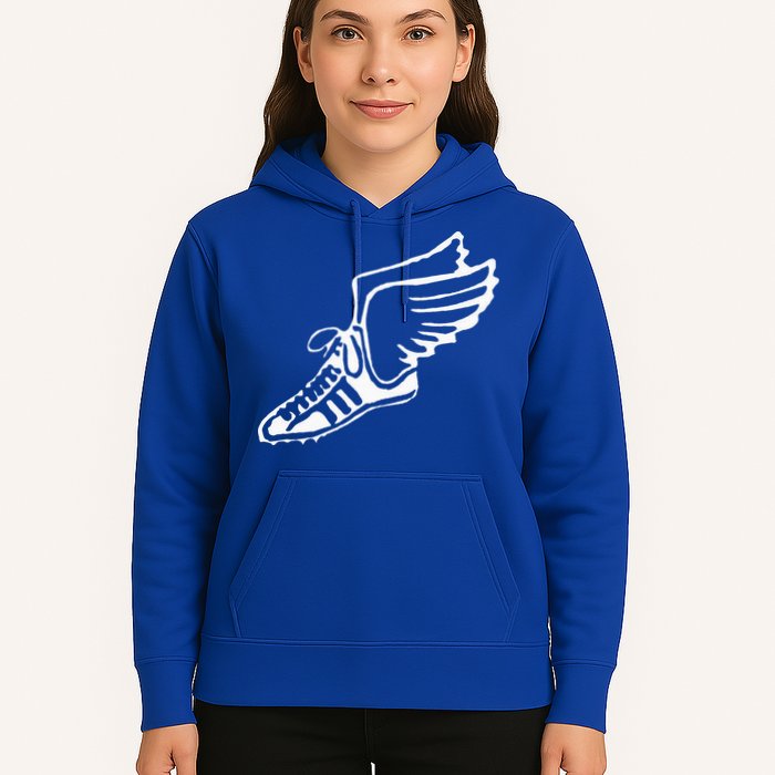 Running Shoe With Wings Track And Field Sneaker Hoodie