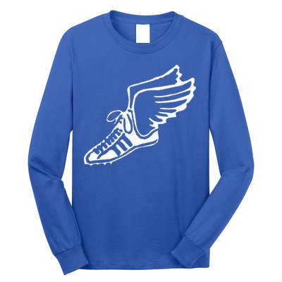 Running Shoe With Wings Track And Field Sneaker Long Sleeve Shirt