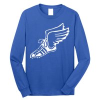 Running Shoe With Wings Track And Field Sneaker Long Sleeve Shirt