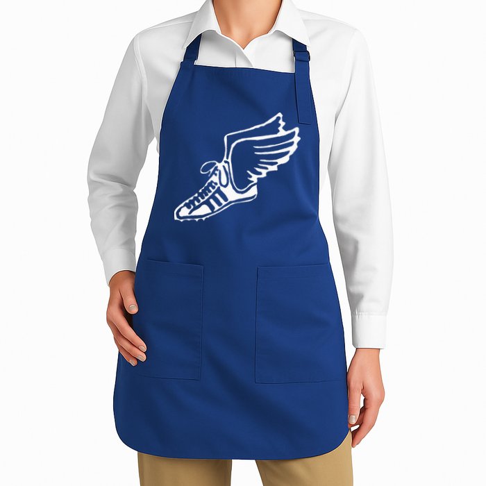 Running Shoe With Wings Track And Field Sneaker Apron